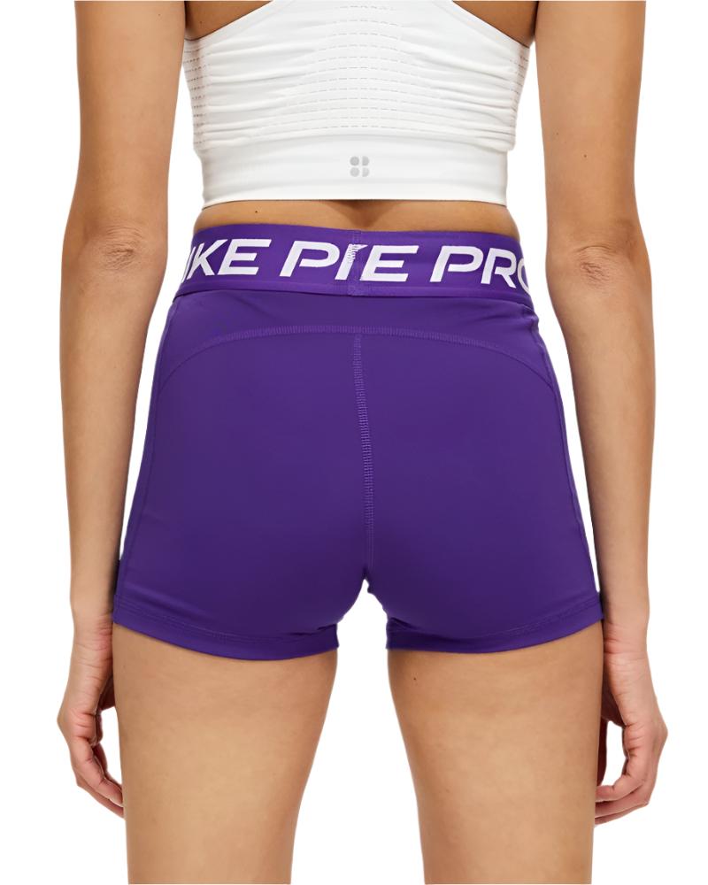 Nike Women's Pro 365 High Rise 3in Shorts - Court Purple/White