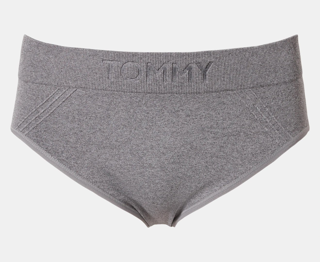 Tommy Hilfiger Women's Seamless Hipster Briefs w/ Debossed Logo 3-Pack - Red/Grey/Black