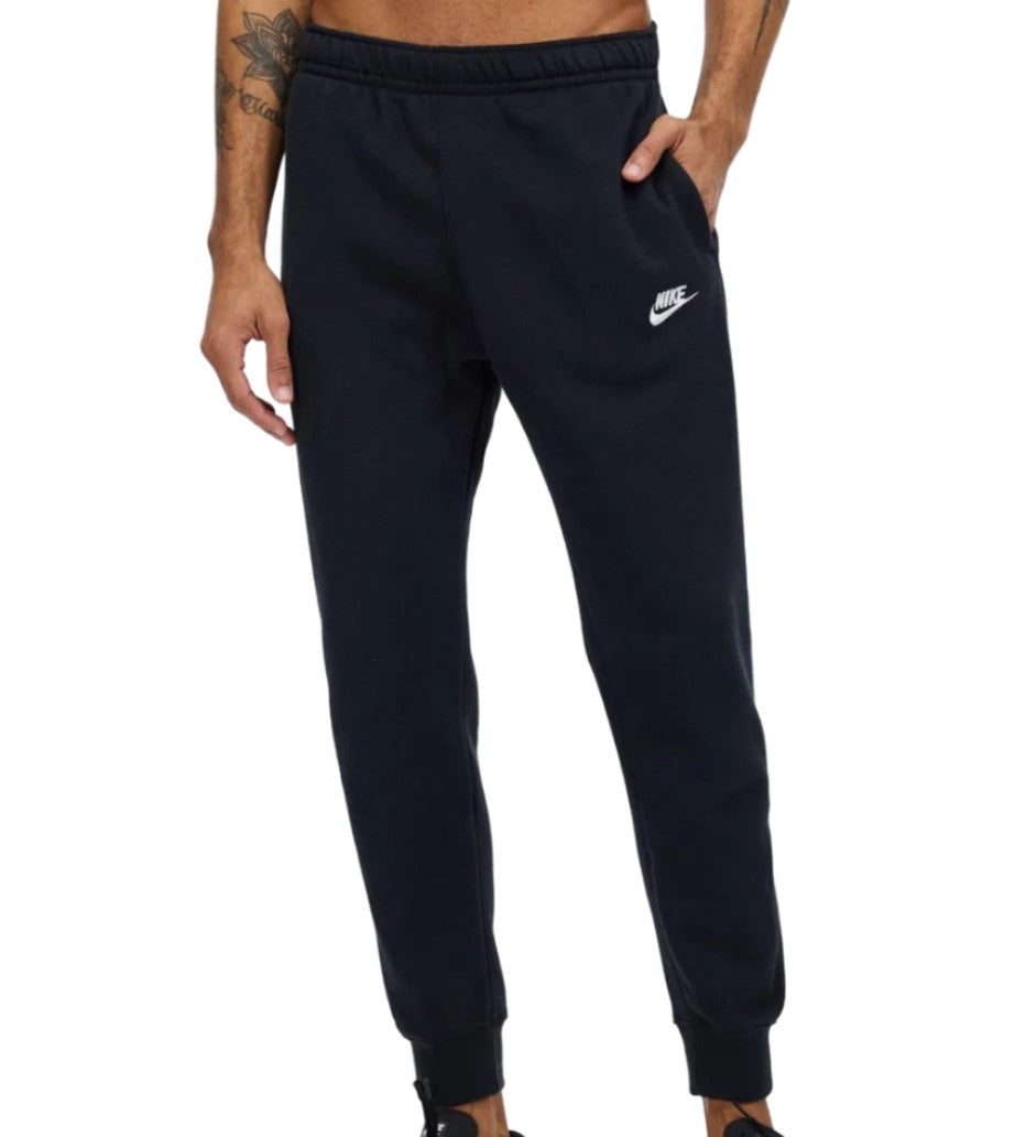 Nike Mens Sportswear Club Fleece Jogger Pants - Black/White