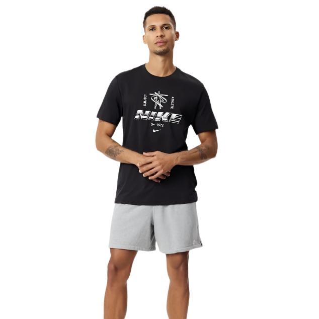 Nike Mens Dri-FIT Graphic Tee - Black