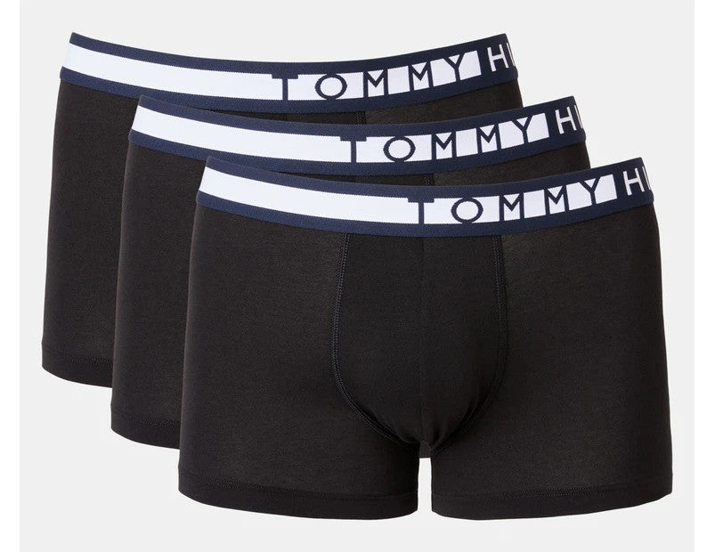 Tommy Hilfiger Men's Cotton Briefs 3-Pack - Black