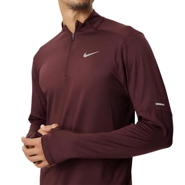 Nike Mens Dri-FIT Legend Fitness T-Shirt Tee - Burgundy Crush/Matte Silver