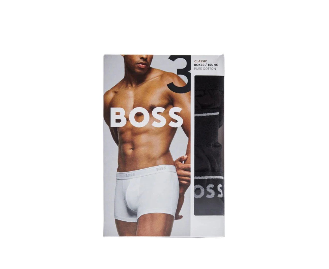 Hugo Boss Men's Classic Boxers / Trunks 3-Pack - Black