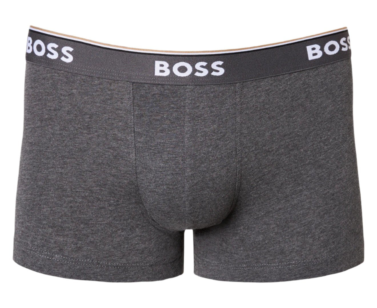 Hugo Boss Men's Power Boxers / Trunks 3-Pack - Black/Heather Grey/Dark Grey