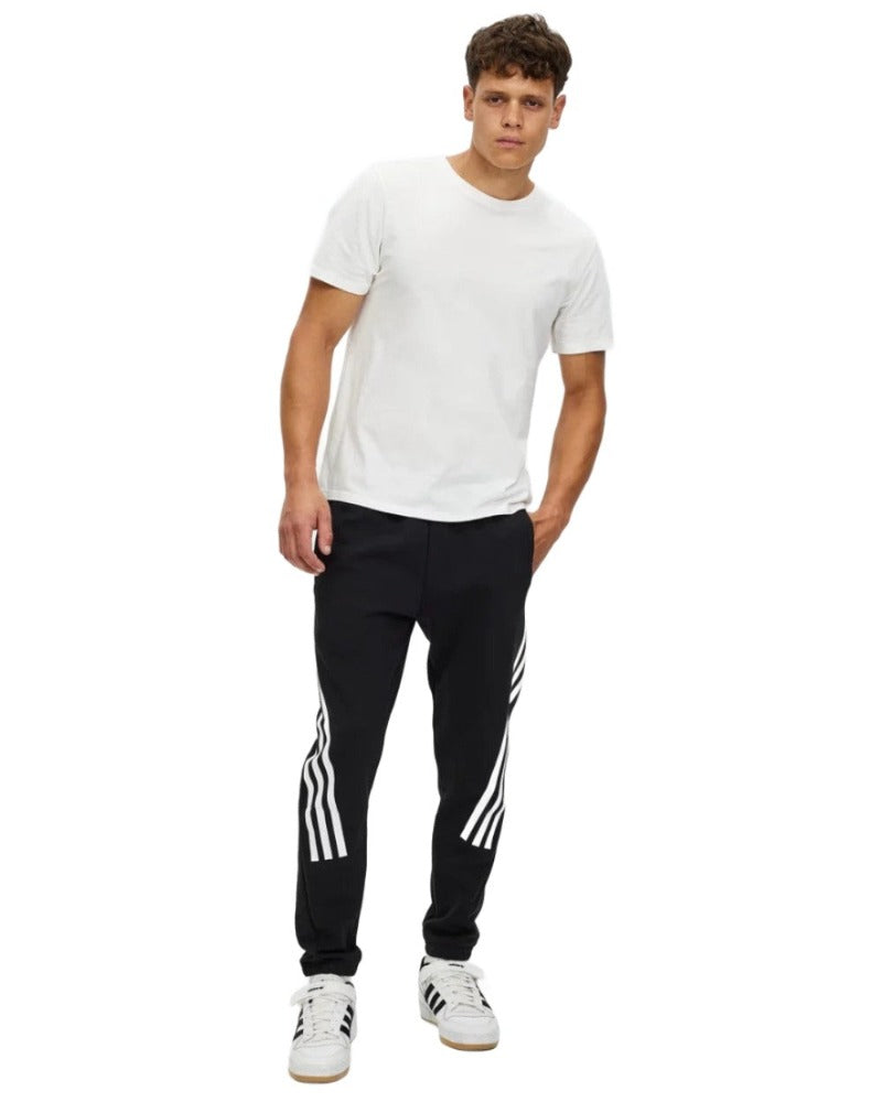 Adidas Mens Future Icons 3-Stripes Pants - Black/White