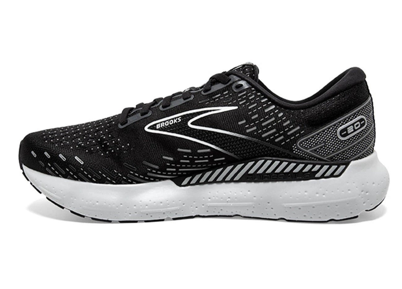 Brooks Men's Glycerin GTS 20 Running Shoes - Black/White