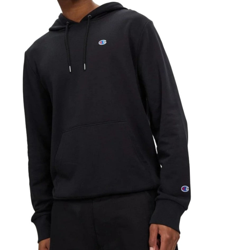 Champion Mens Lightweight Terry Hoodie - Black