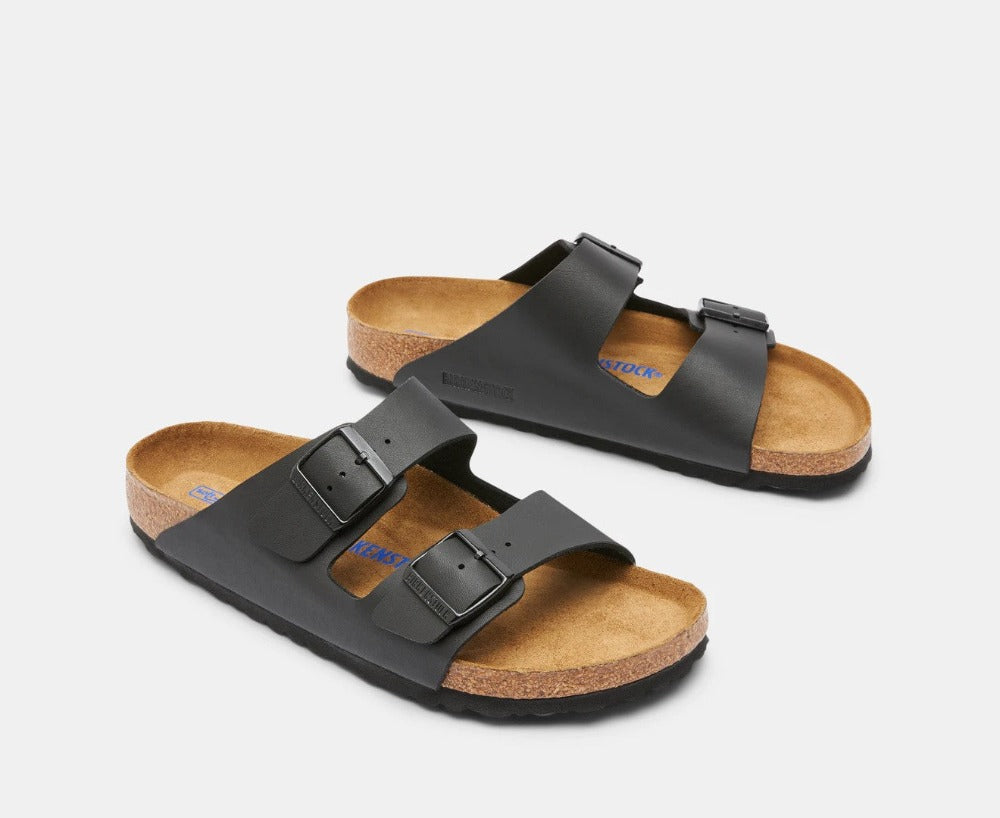 Birkenstock Unisex Arizona Regular Fit Soft Footbed Sandals - Black