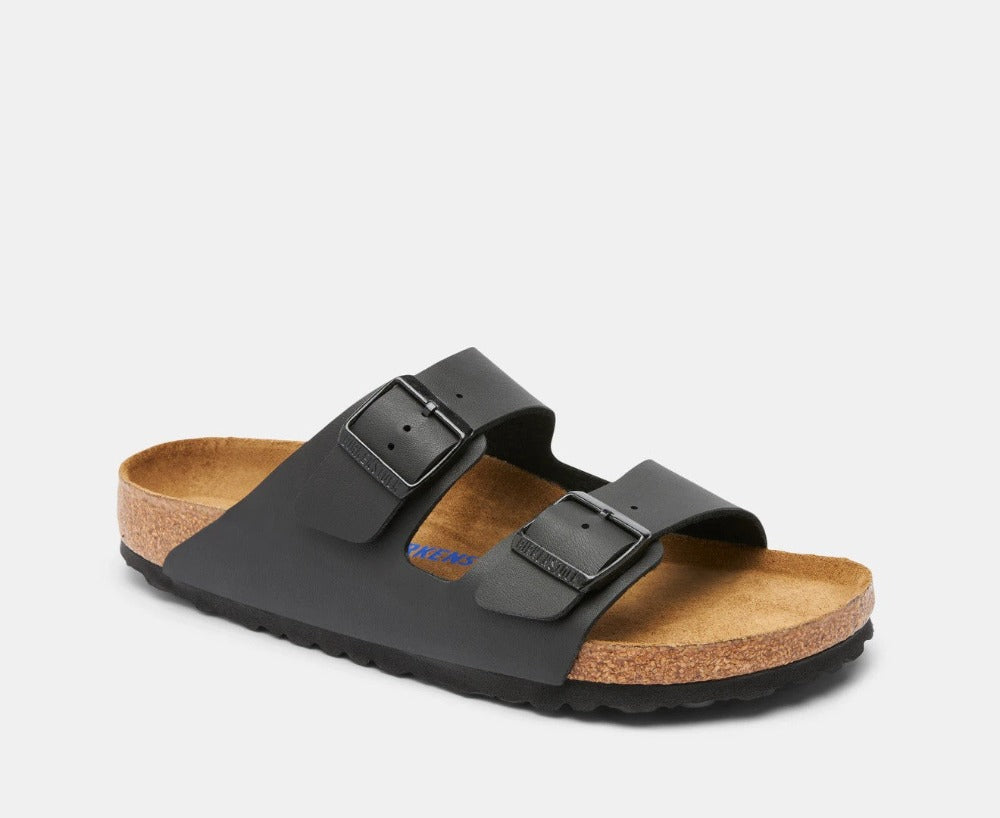 Birkenstock Unisex Arizona Regular Fit Soft Footbed Sandals - Black