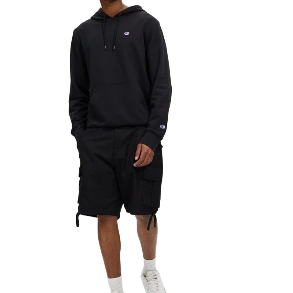 Champion Mens Lightweight Terry Hoodie - Black