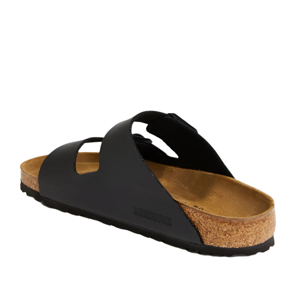 Birkenstock Unisex Regular Fit Arizona Birko Flor  Sandals - Black