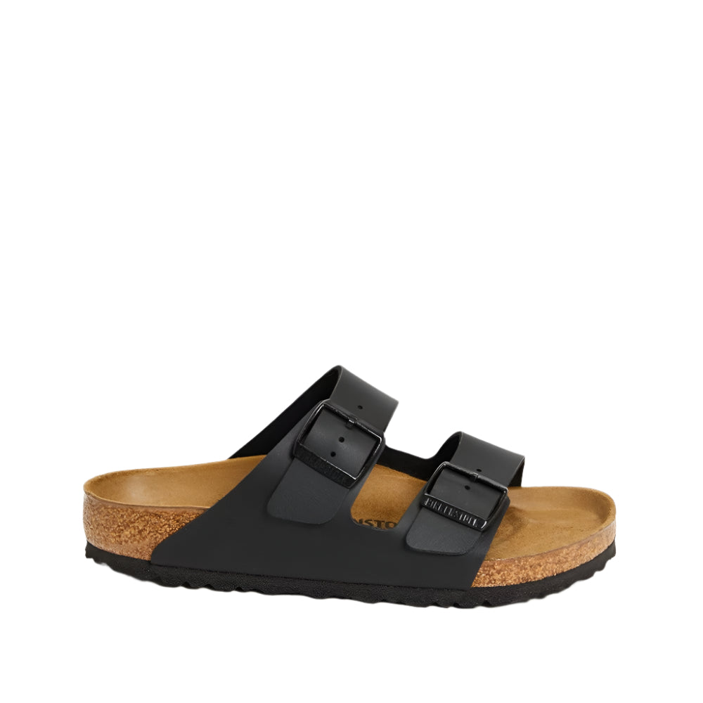 Birkenstock Unisex Regular Fit Arizona Birko Flor  Sandals - Black