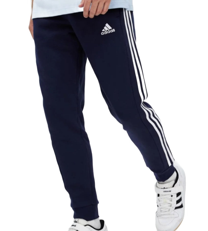 Adidas Mens Sportswear 3-Stripes Fleece Tech Pants - Legend Ink