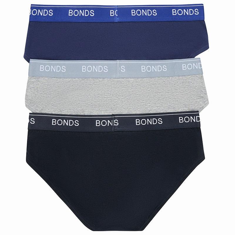 Bonds Men's Underwear Guyfront Brief 3 Pack - Multi Pack