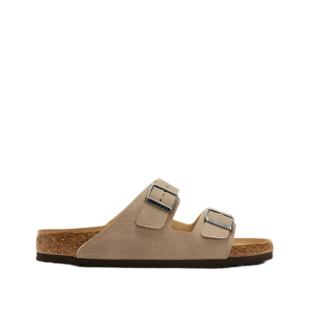 Birkenstock Unisex Regular Fit Arizona Vegan - Espresso/ Grey Taupe