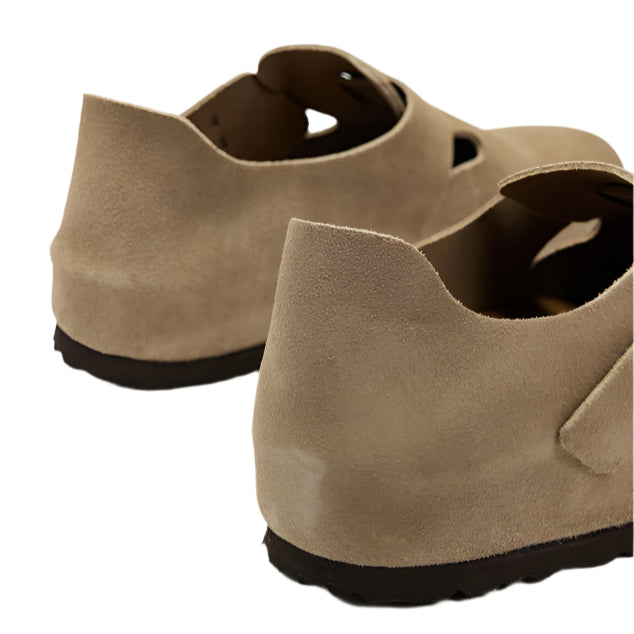 Birkenstock Unisex Regular Fit London Suede Leather - Taupe