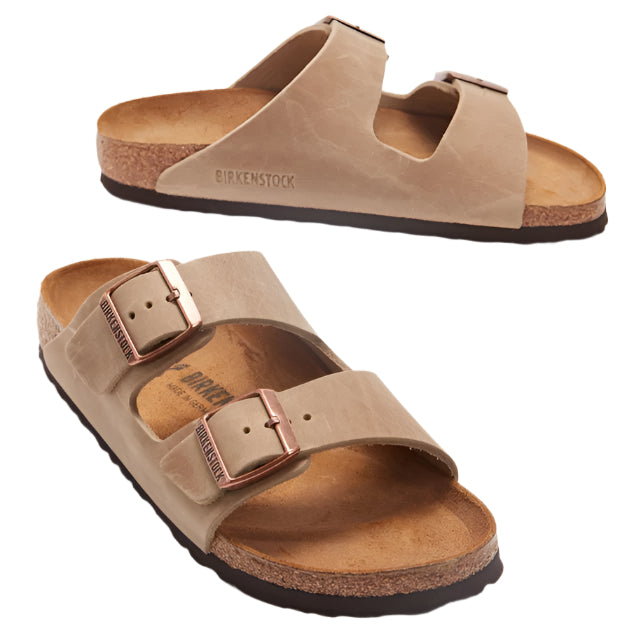 Birkenstock Unisex Narrow Fit Arizona - Tabacco Brown