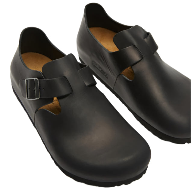 Birkenstock Unisex Regular Fit London - Oiled Black Leather