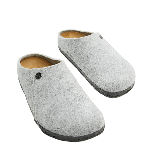 Birkenstock Unisex Regular Fit Zermatt - Light Grey Wool Felt