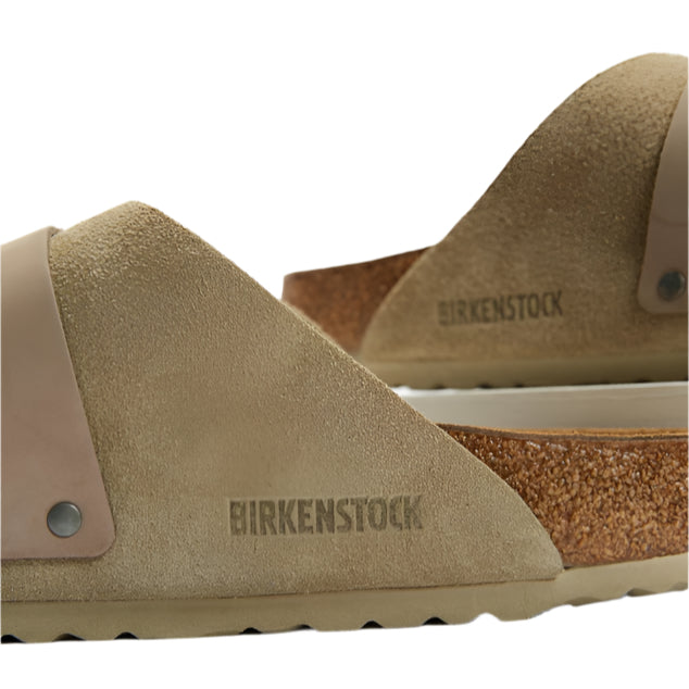 Birkenstock Unisex Regular Fit Kyoto Suede - Taupe