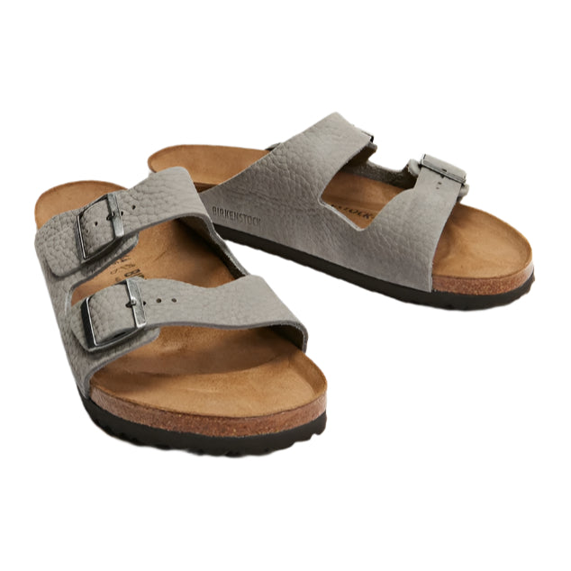 Birkenstock Unisex Regular Fit Arizona Nubuck Leather - Whale Gray