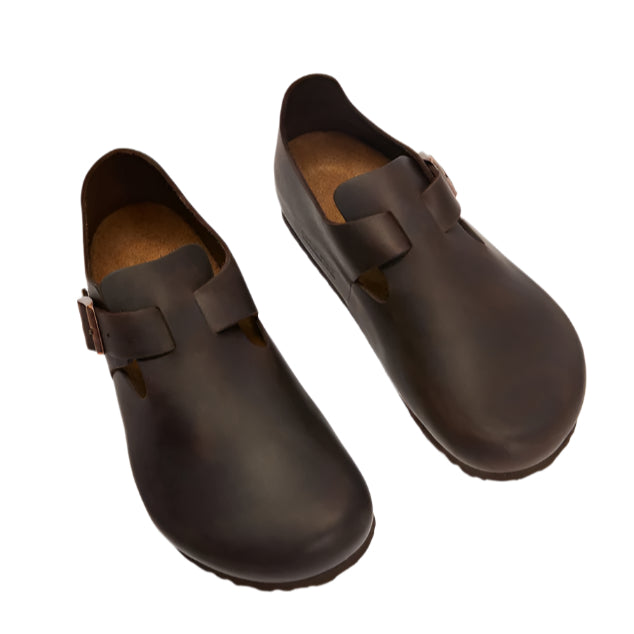 Birkenstock Unisex Regular Fit London - Habana Oiled Leather