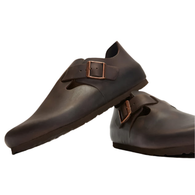 Birkenstock Unisex Regular Fit London - Habana Oiled Leather