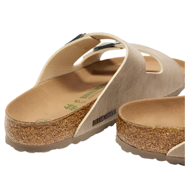 Birkenstock Unisex Regular Fit Arizona Vegan Microfiber Desert Dust - Grey Taupe