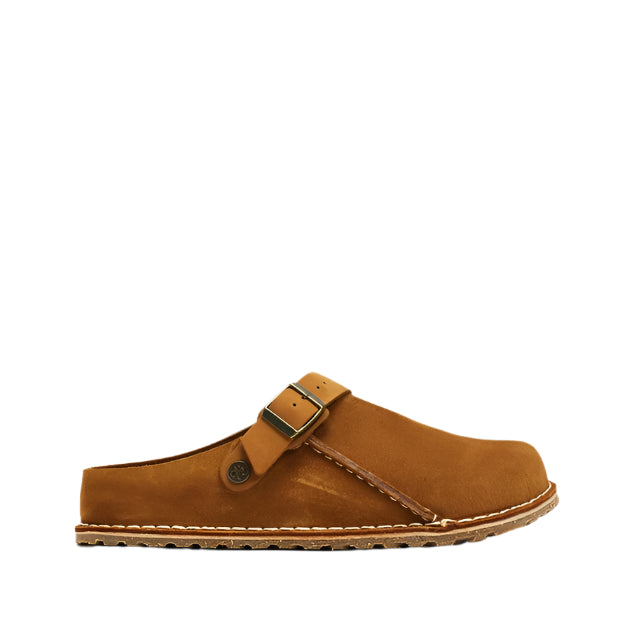 Birkenstock Unisex Regular Fit Lutry Suede Leather Clogs - Mink