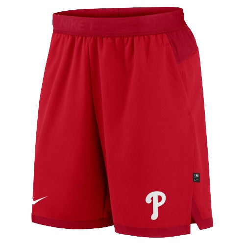 Philadelphia Phillies Nike Authentic Collection Flex Vent Swoosh Shorts - Red