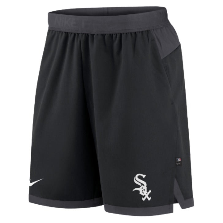 Chicago White Sox Nike Authentic Collection Flex Vent Polyester Short - Black/White