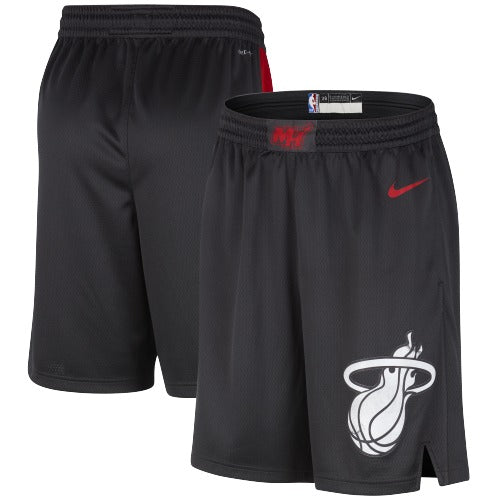 Miami Heat Nike City Edition Swingman Shorts 23 - Black