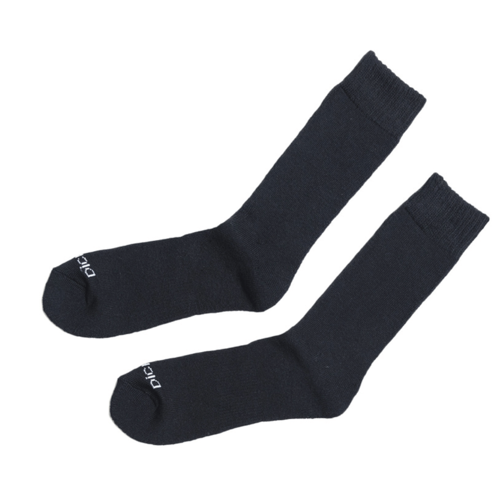 Best Dickies All Season Mens Crew Socks in Four Pack Black