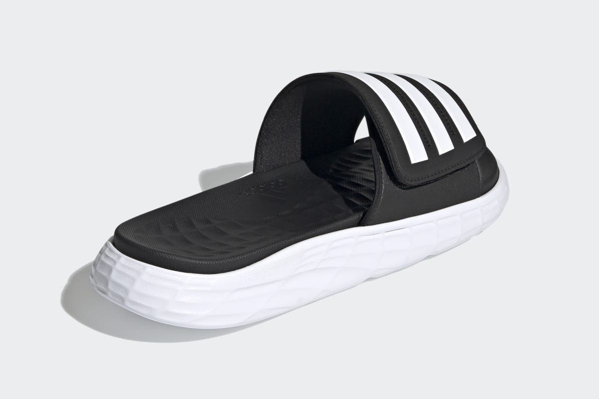 Adidas Men's Duramo SL Slides - Black/White/White