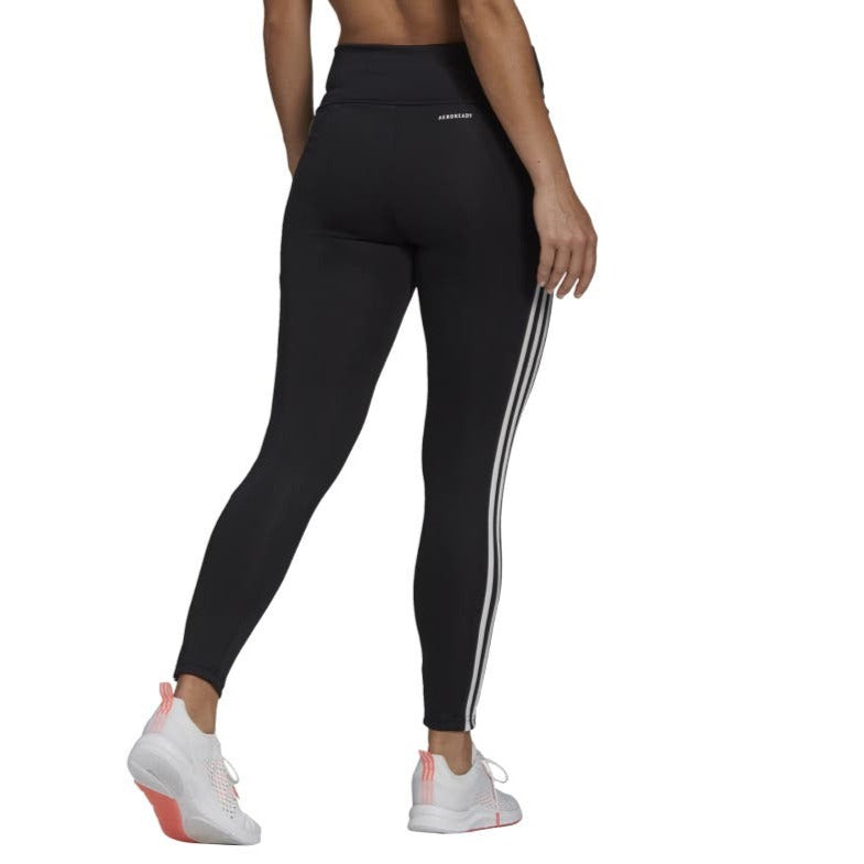 Adidas Women's 3 Stripe 7/8 Tight - Black/White