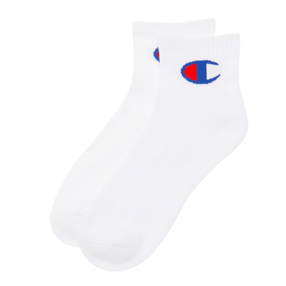 Champion Men's Quarter White Socks.