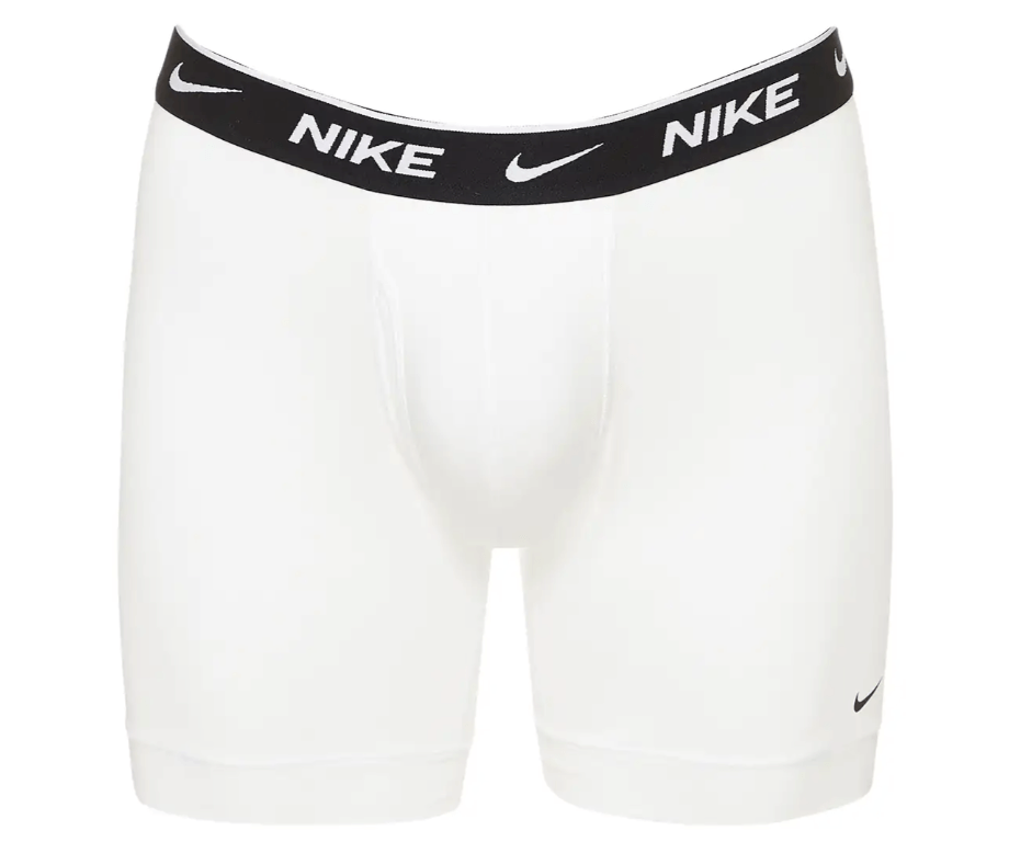 Nike Mens Everyday Cotton Stretch Boxer Briefs - White/Grey/Black